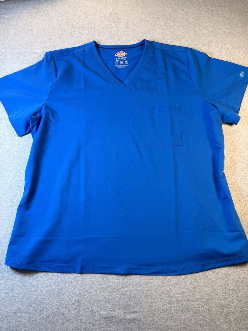 Dickies Balance V-Neck Scrub Top Royal Blue 2XL